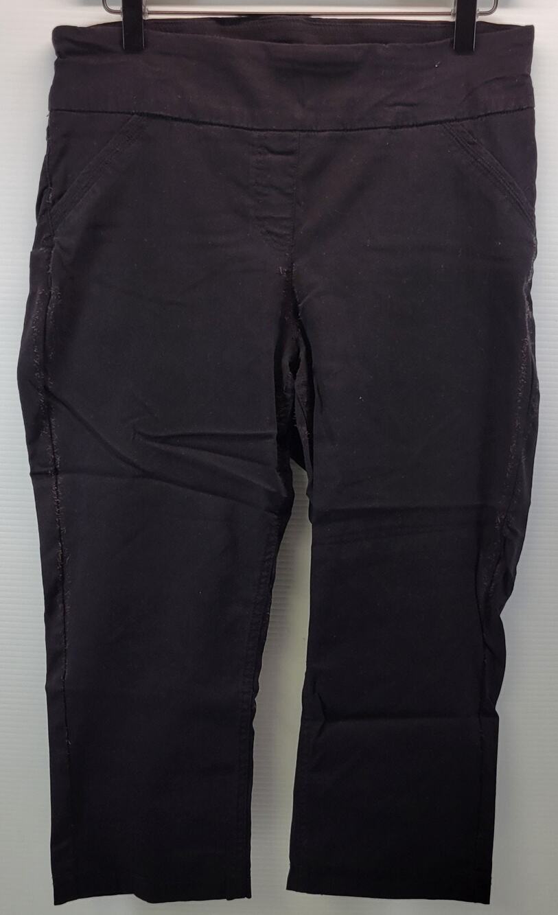 a3) One 5 One Woman Miracle Ab-Shaper Black Stretch Pants 1X